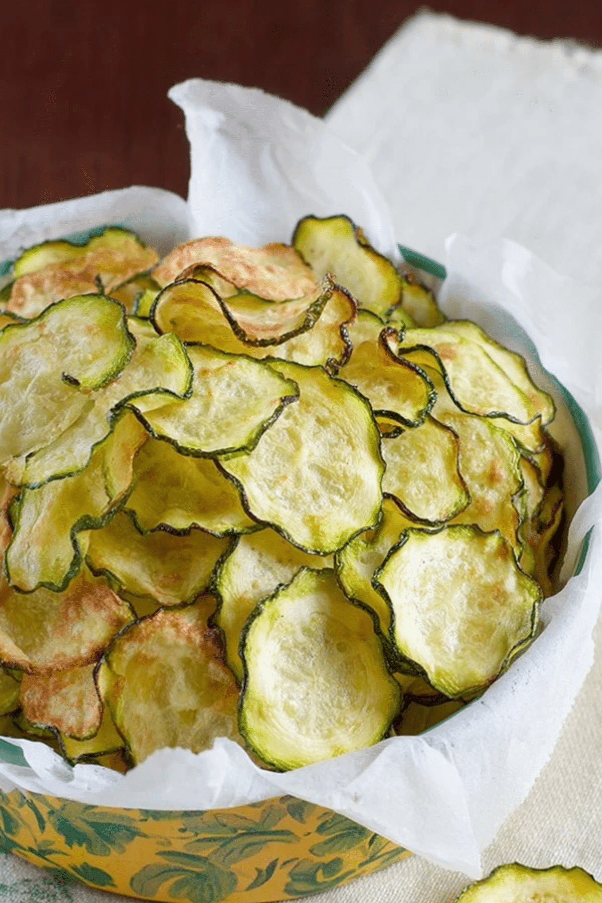 Salt and Vinegar Zucchini Chips