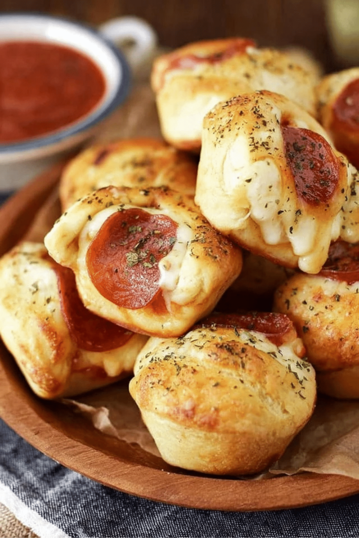 Pepperoni Cheese Pizza Bombs