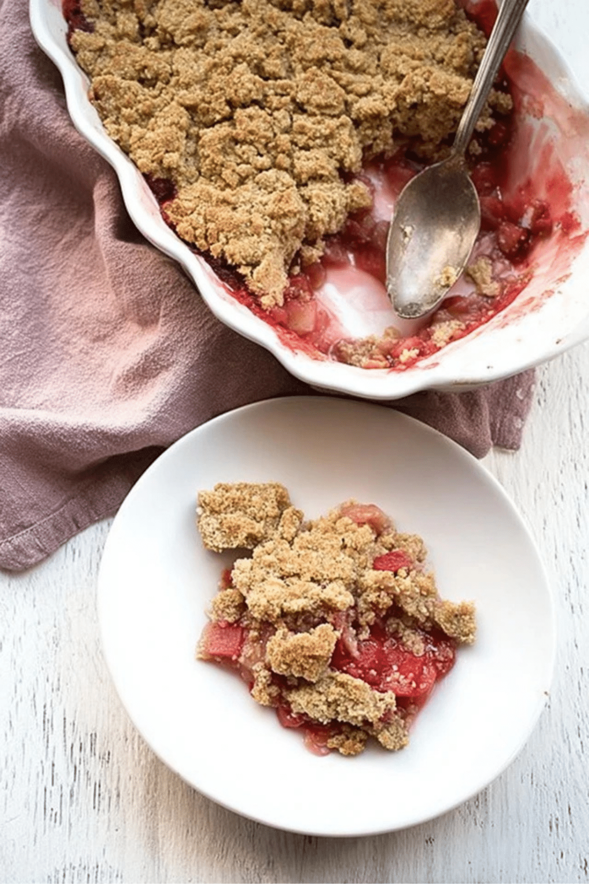 Keto Rhubarb Crisp