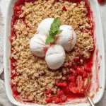 Strawberry Rhubarb Crisp