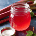 Homemade Rhubarb Simple Syrup