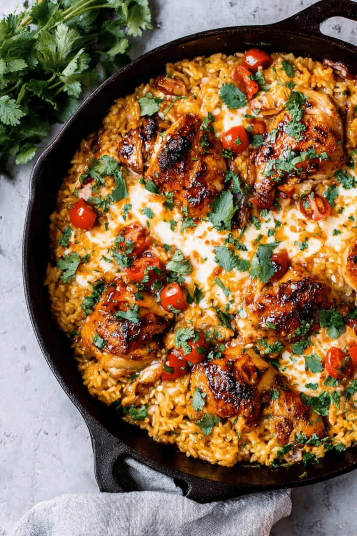 One-Pot BBQ Chicken and Rice