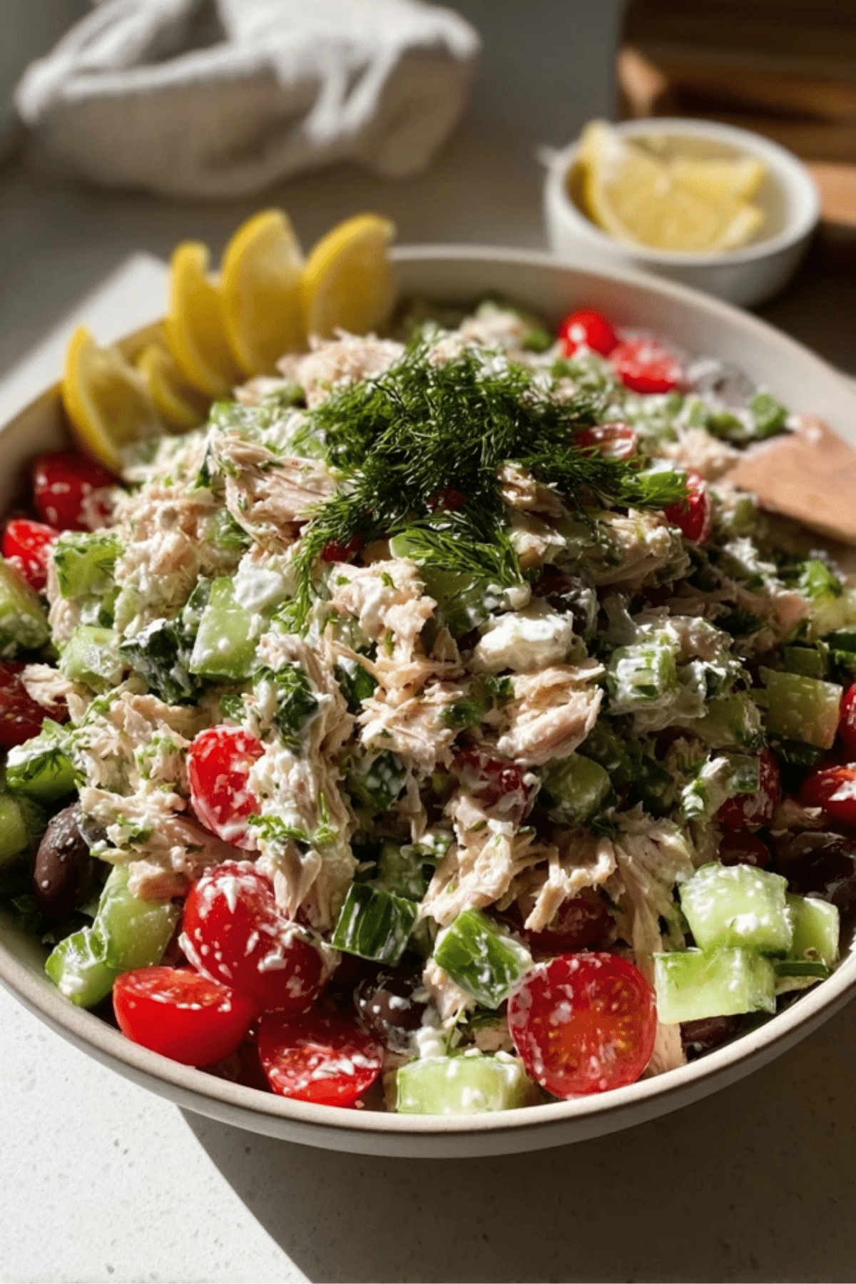 Greek Tzatziki Chicken Salad