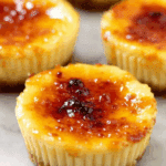 Crème Brûlée Cheesecake Cupcakes