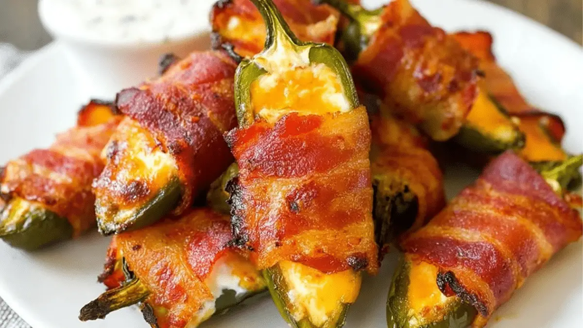 Bacon Wrapped Jalapeno Poppers