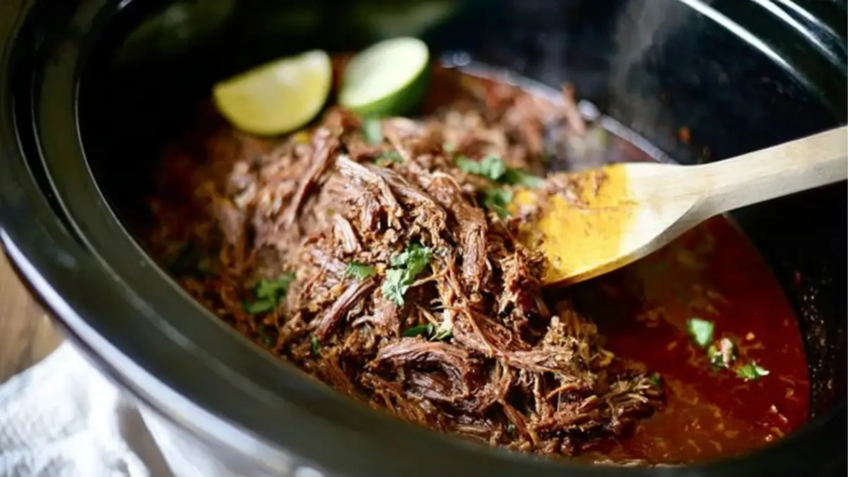 Slow Cooker Barbacoa Beef