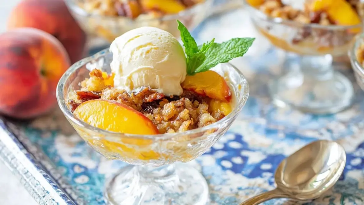 Easy Peach Dump Cake