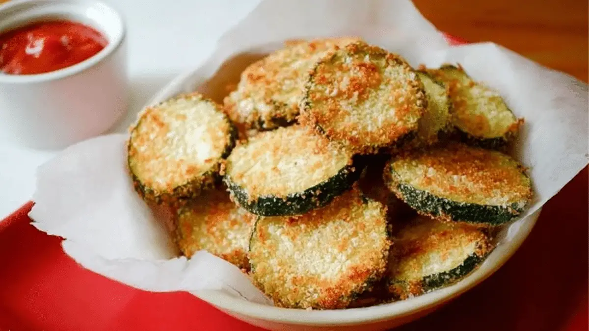 Baked Parmesan Zucchini Chips
