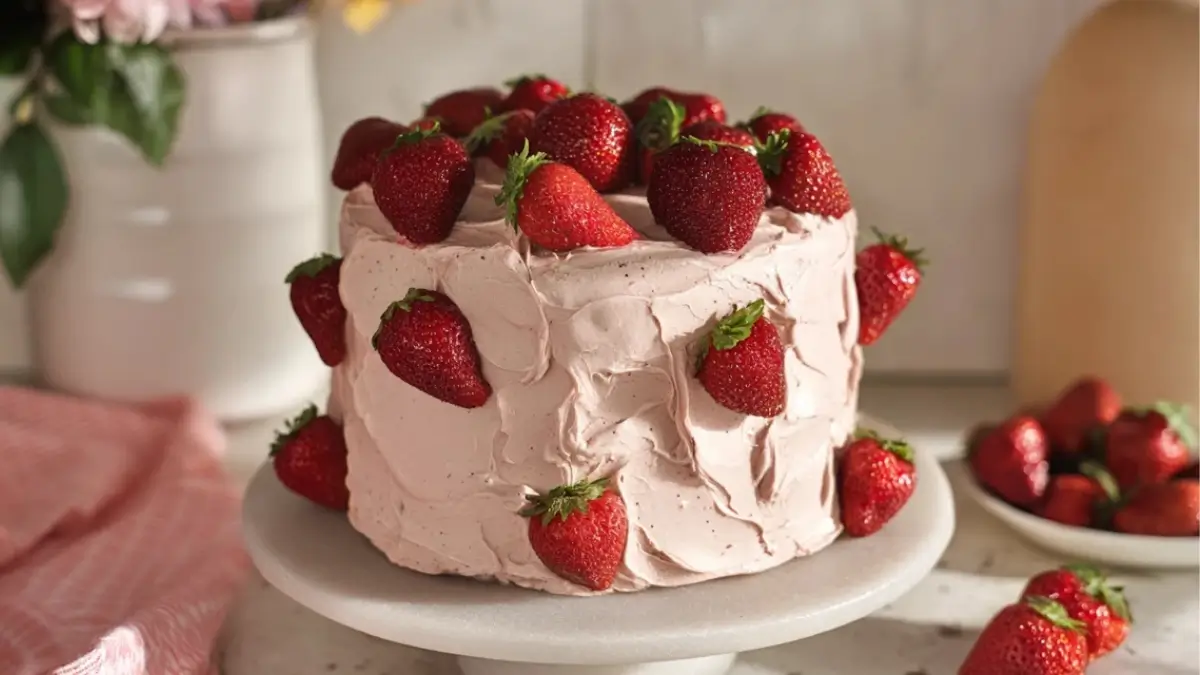 Strawberry Chocolate Cake