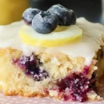 Lemon Blueberry Sheet Cake