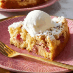 Oma's Rhubarb Cake Recipe