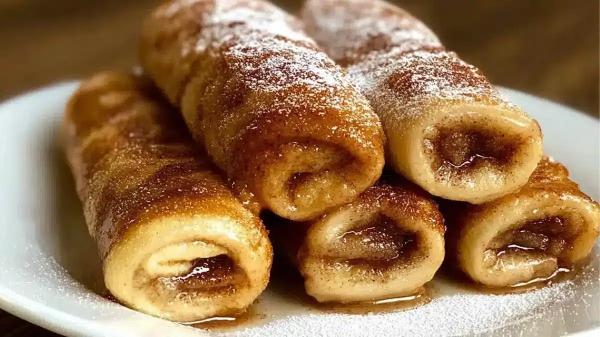 Cinnamon Roll French Toast Roll-Ups
