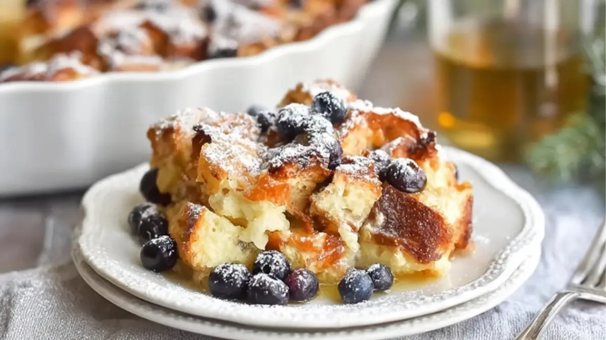Hawaiian Roll French Toast Casserole
