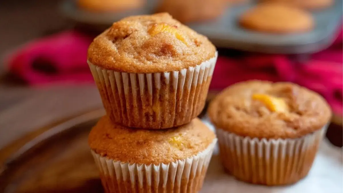 Peach Muffins Recipe