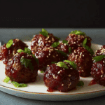 Spicy Korean-Style Gochujang Meatballs