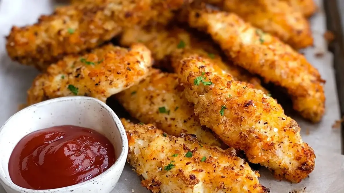 Crispy Baked Keto Chicken Tenders