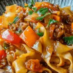 Italian Drunken Noodles