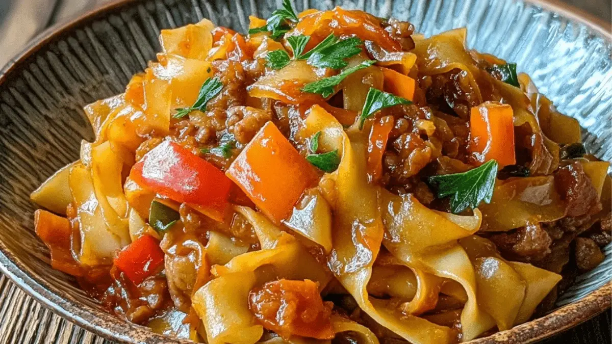 Italian Drunken Noodles