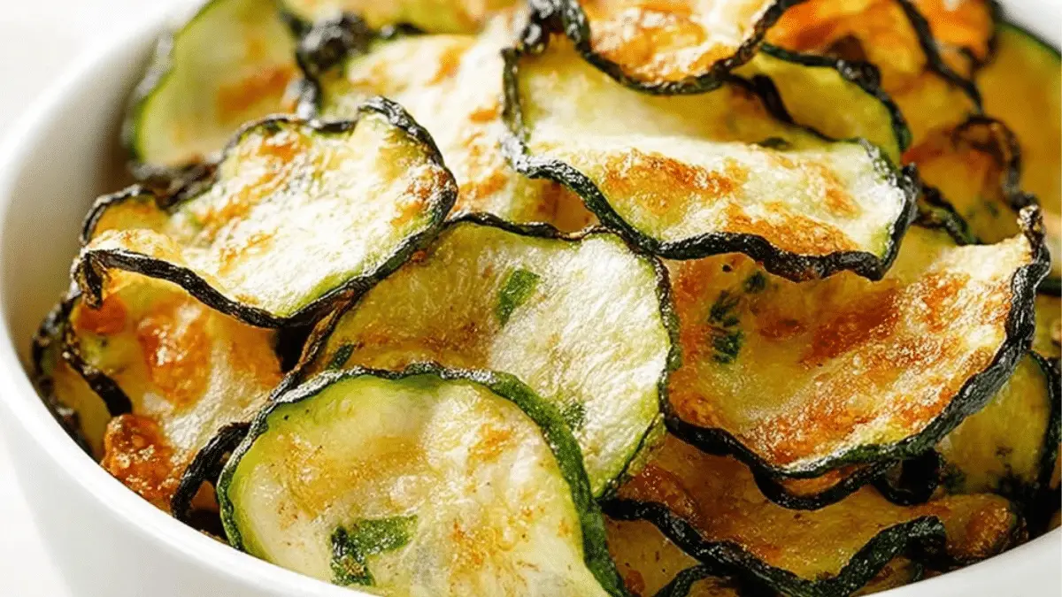 Crispy Air Fryer Zucchini Chips