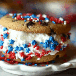 Patriotic Ice Cream Sandwiches