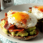 Avocado Toast with Bacon and Egg