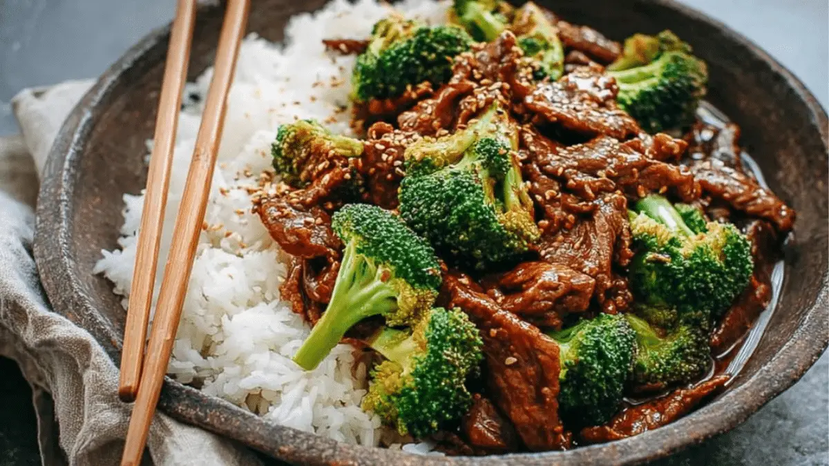 Chinese Beef and Broccoli