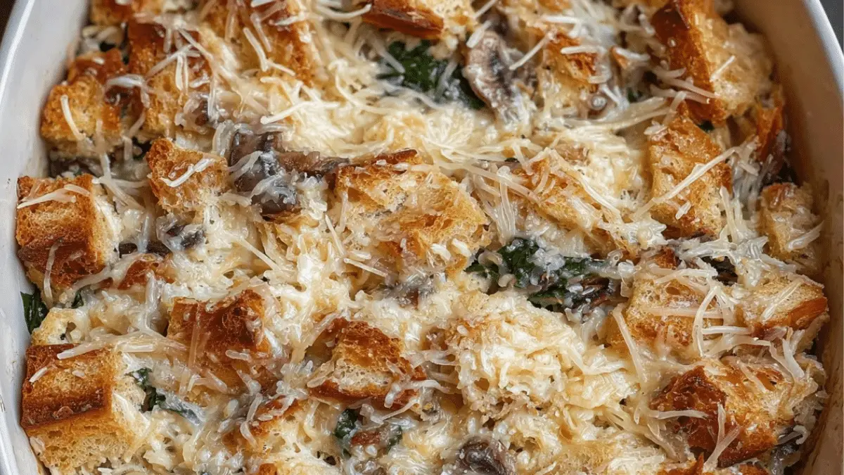 Overnight Croissant Breakfast Bake.