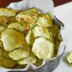 Salt and Vinegar Zucchini Chips