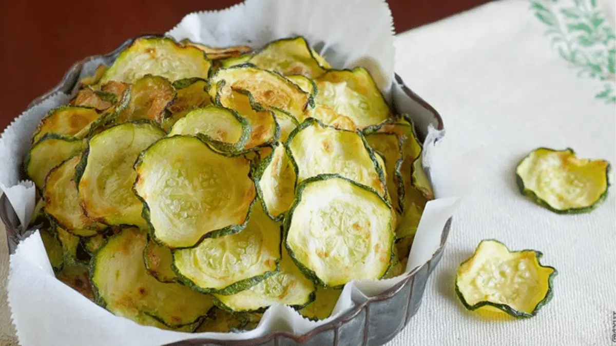 Salt and Vinegar Zucchini Chips