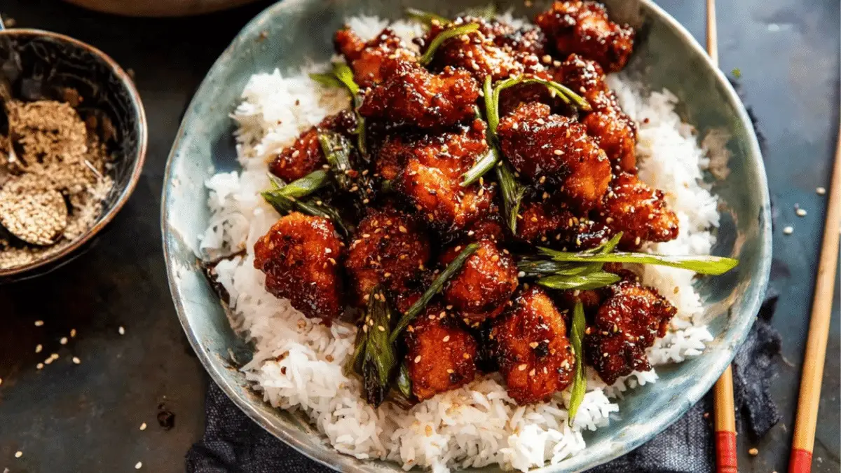 Honey Garlic Chicken.