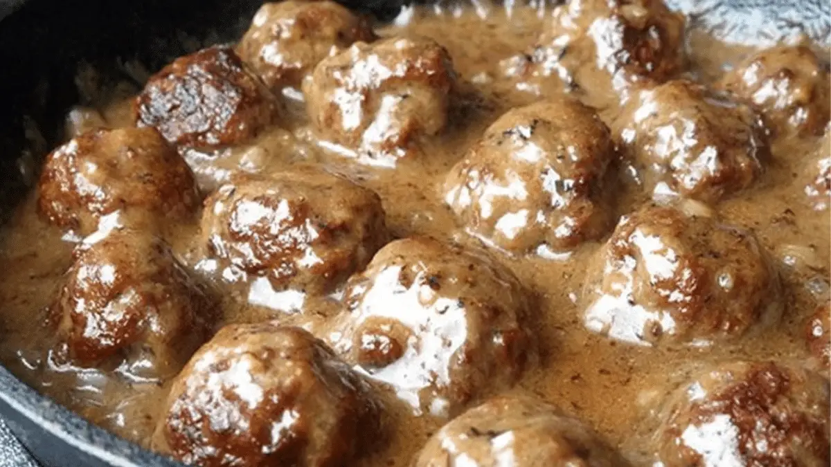 Salisbury Steak Meatballs