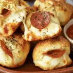 Pepperoni Cheese Pizza Bombs