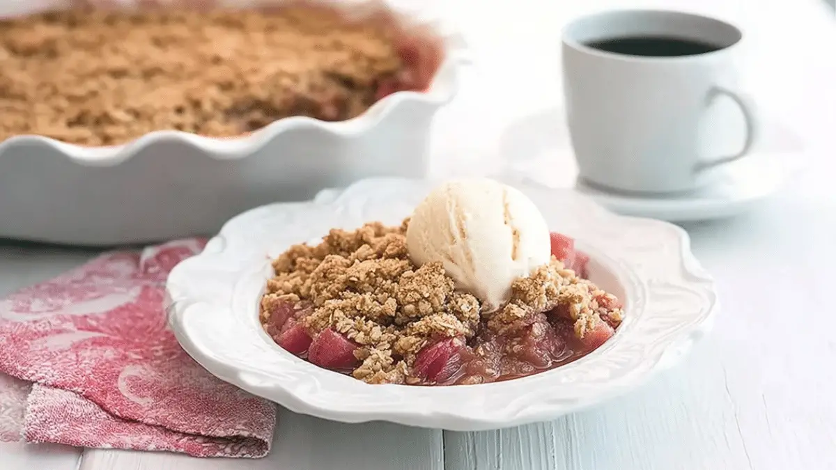 Keto Rhubarb Crisp