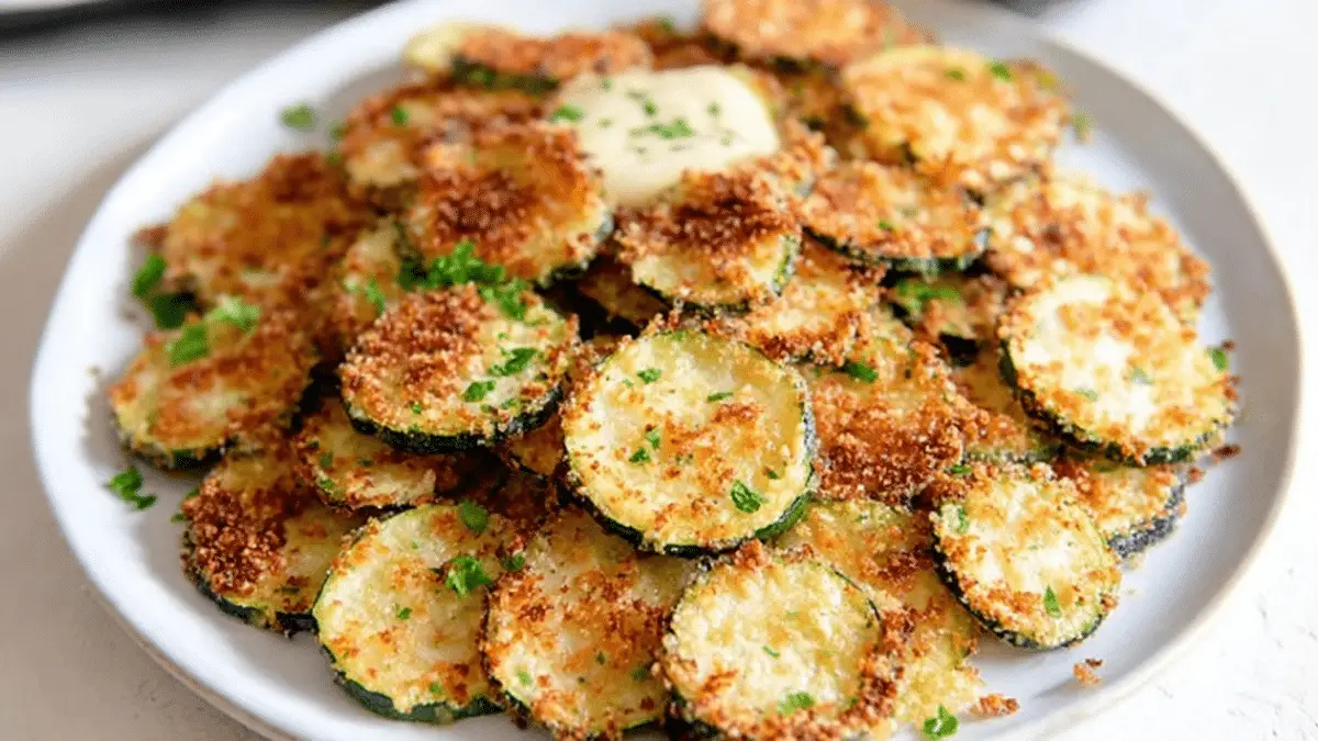 Crispy Baked Zucchini Chips