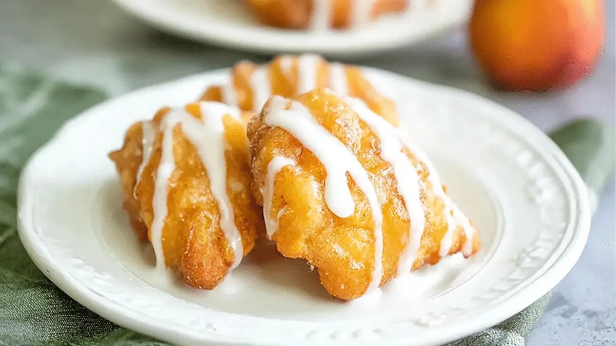 Fresh Peach Fritters