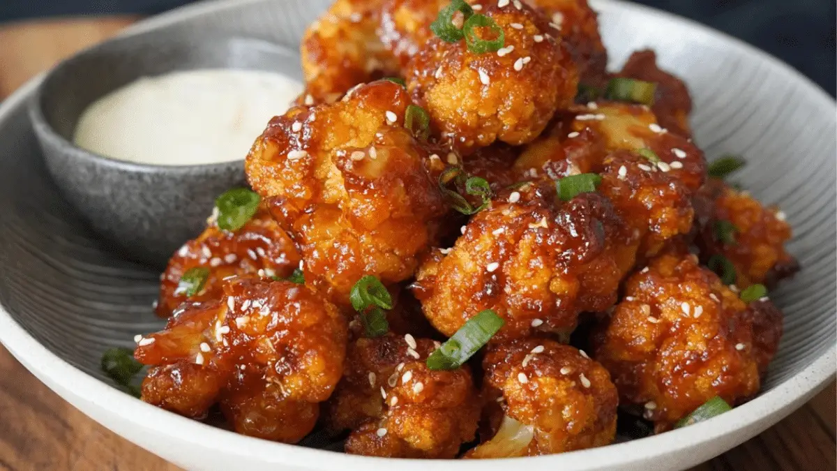 Sweet Chili Cauliflower Wings