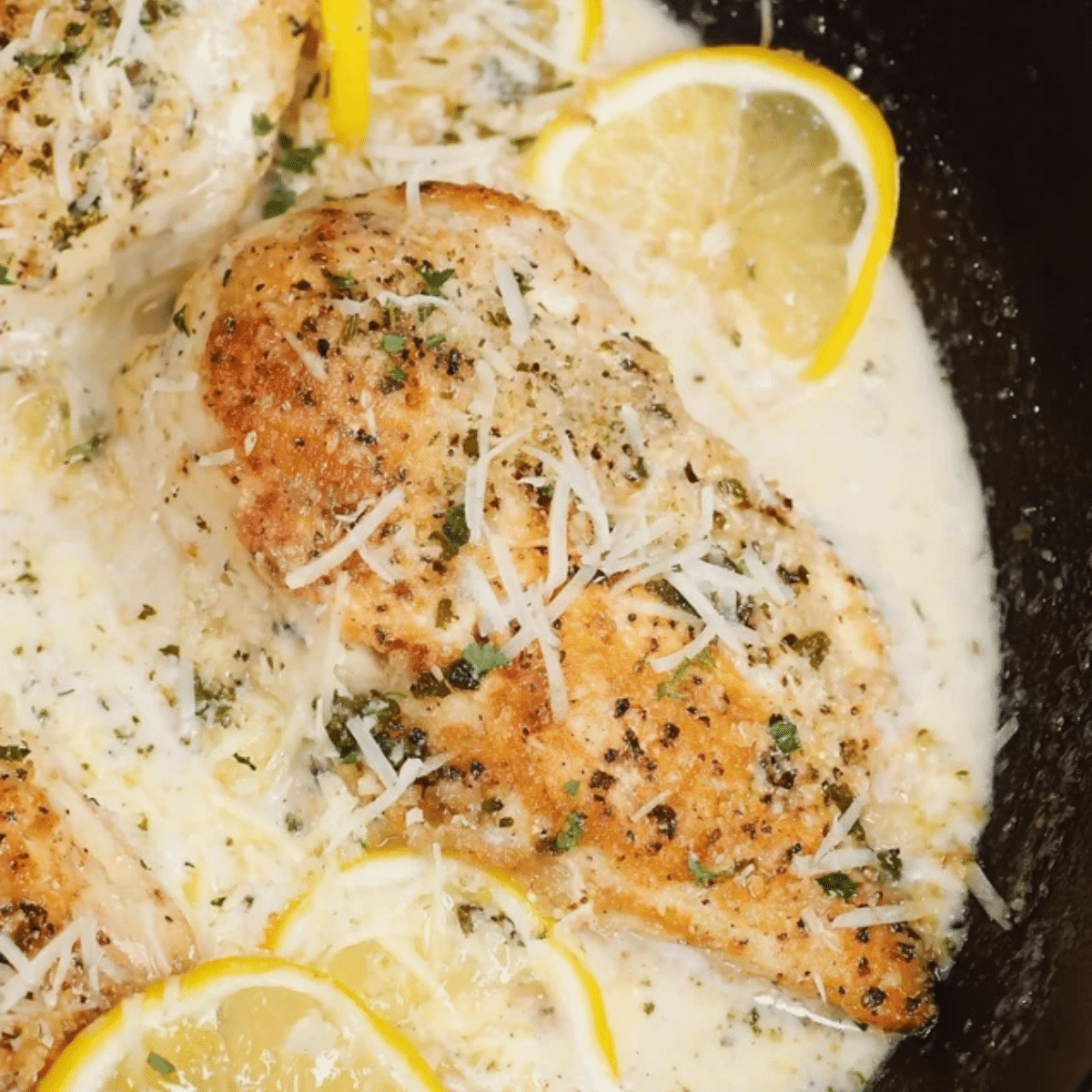 One Pan Lemon Parmesan Chicken