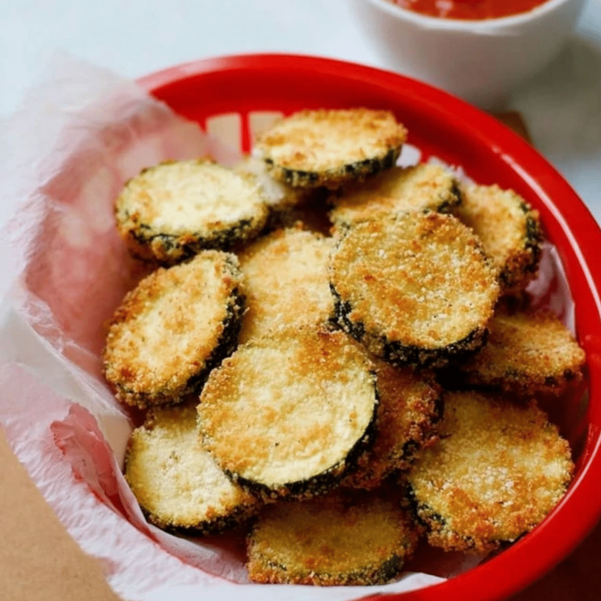 Baked Parmesan Zucchini Chips