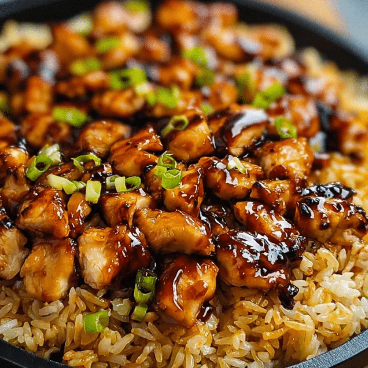 Honey BBQ Chicken Rice
