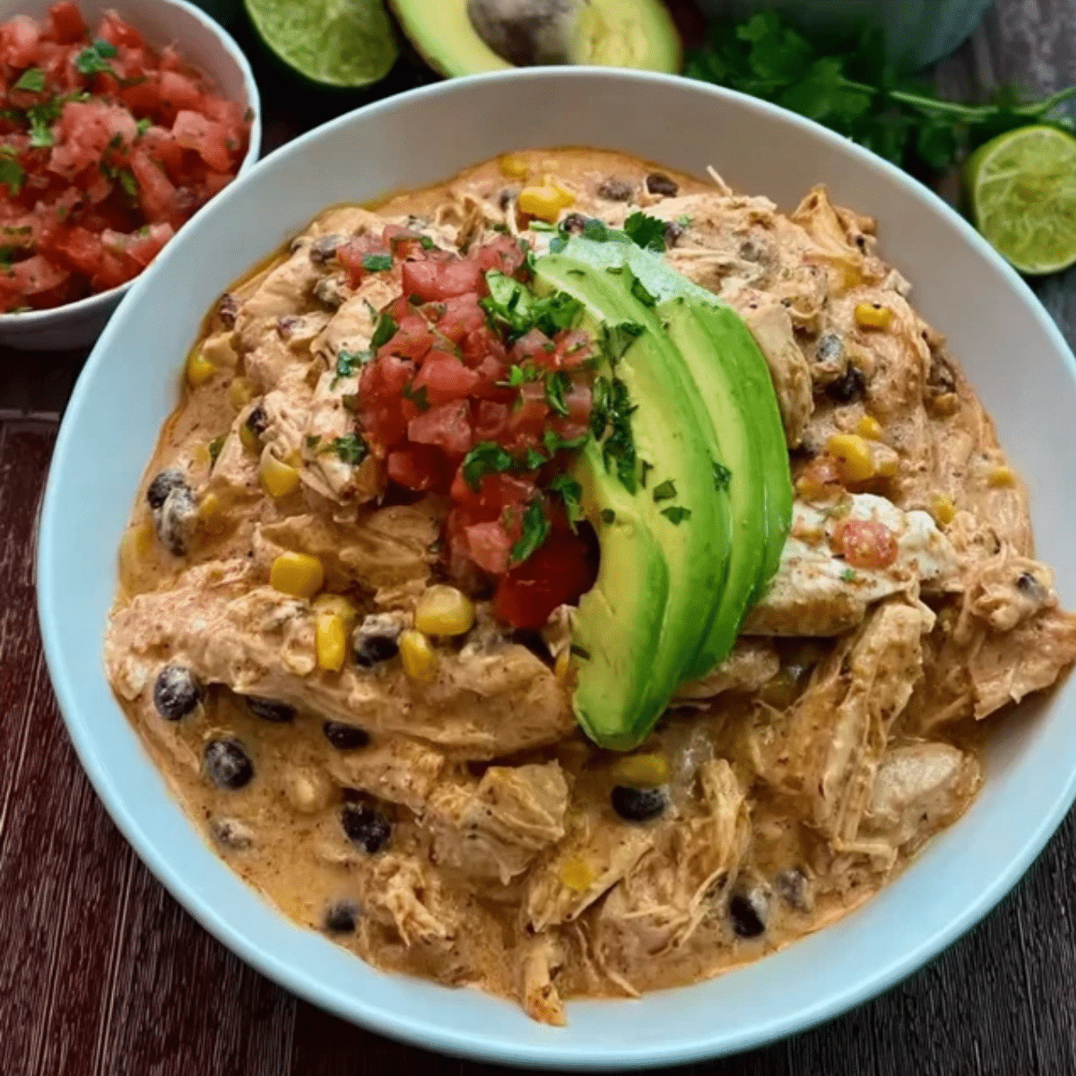 Creamy Slow Cooker Fiesta Chicken