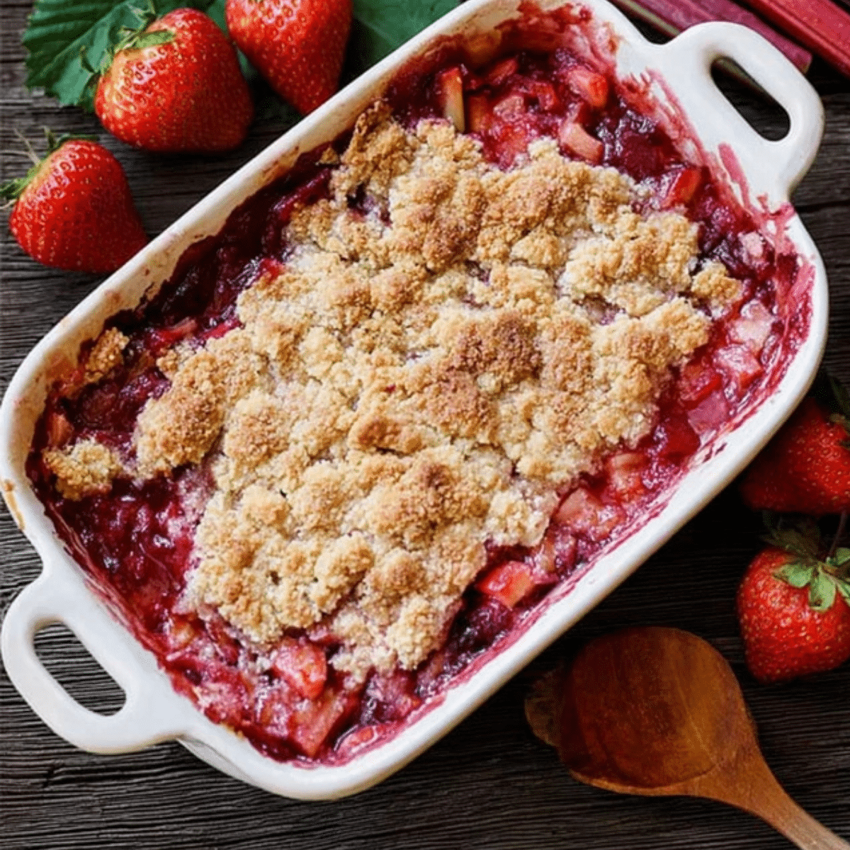 Strawberry Rhubarb Cobbler