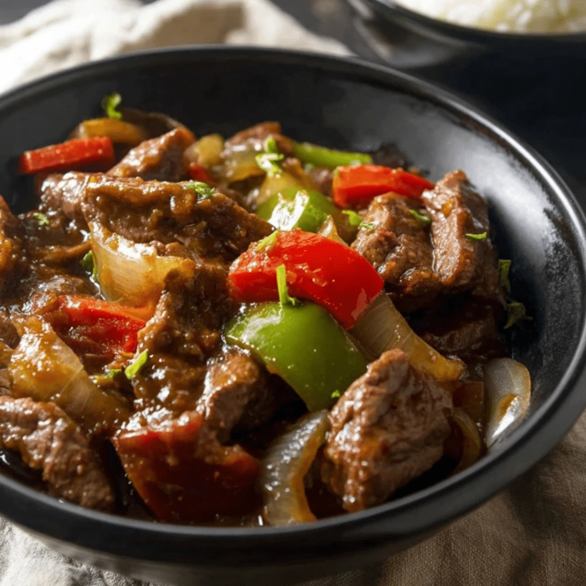 Crockpot Pepper Steak