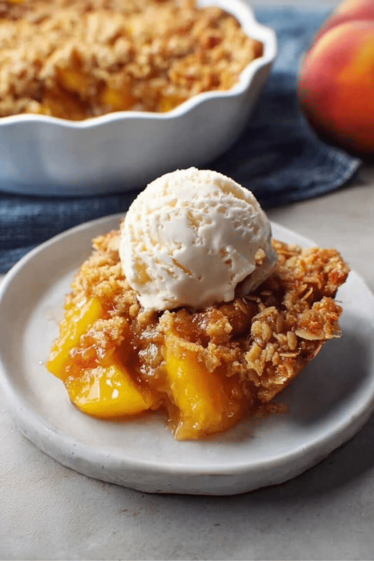Nectarine Brown Sugar Crisp