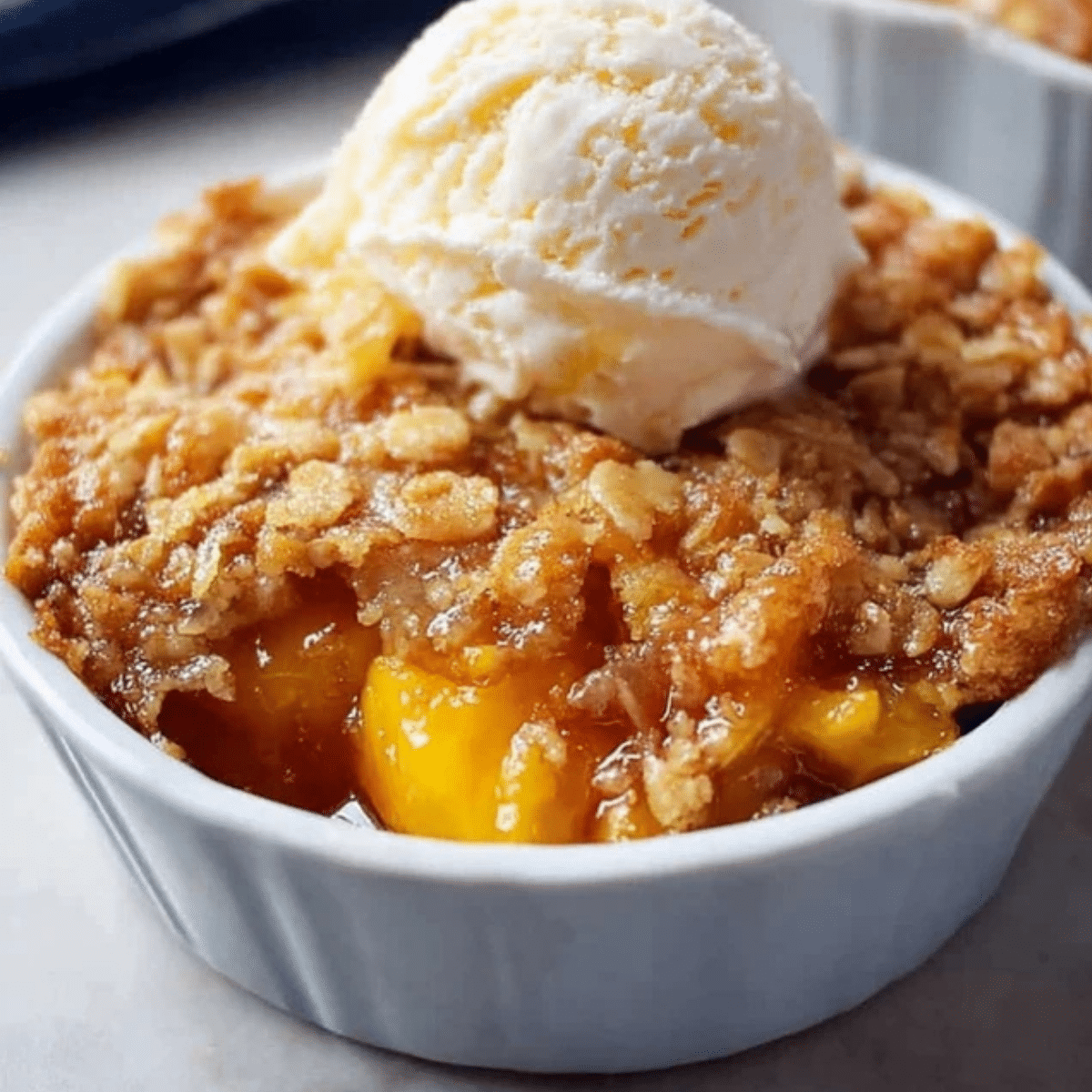 Nectarine Brown Sugar Crisp