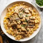 One Pan Chicken Stroganoff