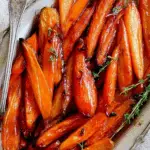 Roasted Carrots with Honey & Thyme