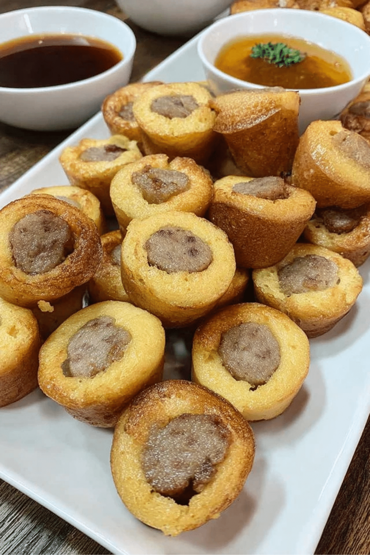Sausage Pancake Bites