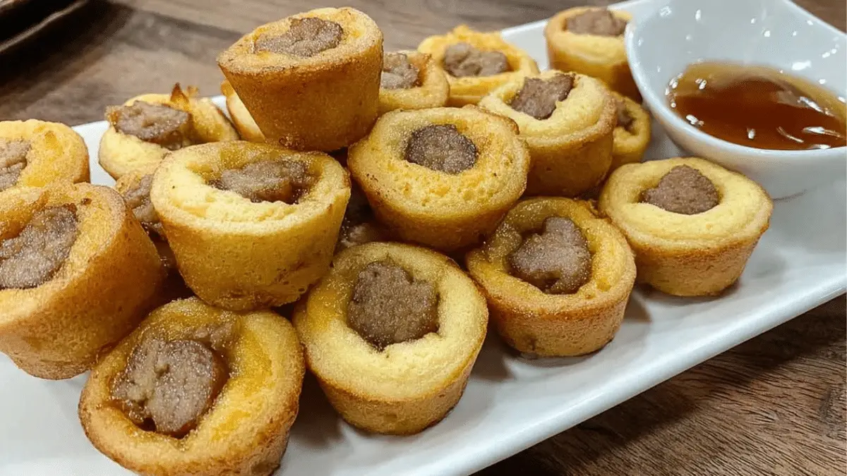 Sausage Pancake Bites