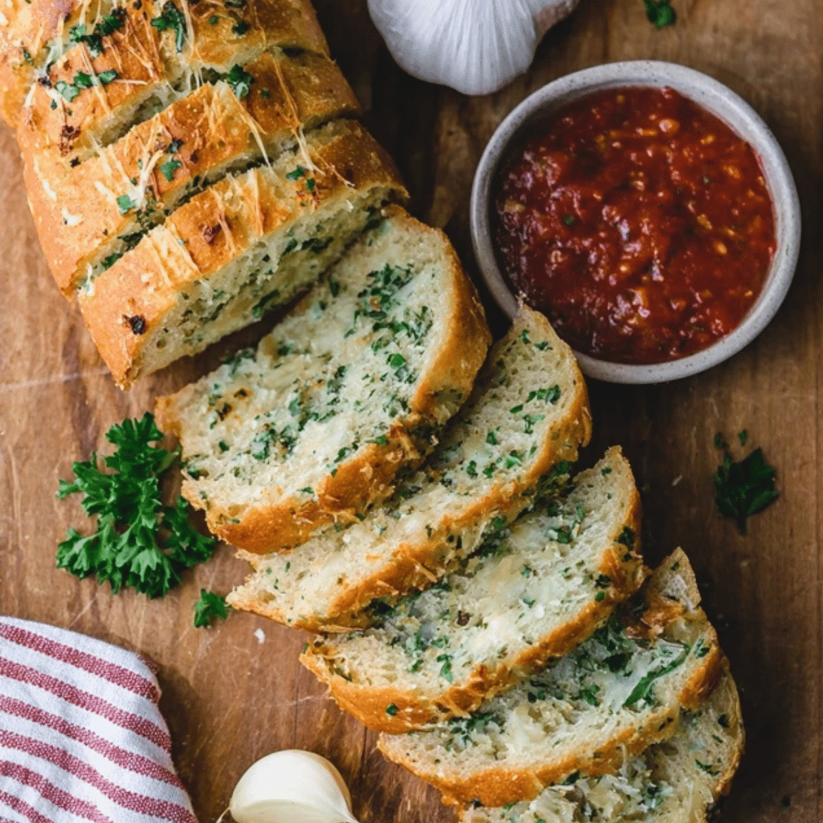 Sourdough Garlic Bread