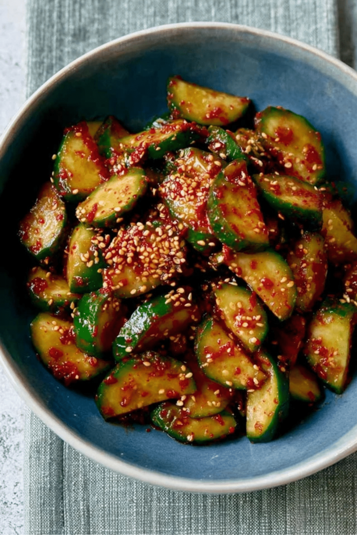 Spicy Korean Cucumber Salad